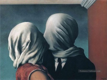 Rene Magritte Painting - Los amantes René Magritte